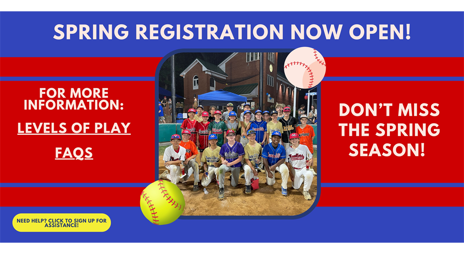 Register now for the Spring! 